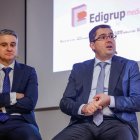 Óscar del Diego, director técnico y de análisis de Ibercaja Gestión, y Ángel Gavilán, director general de Economía del Banco de España.