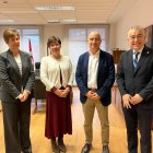 Presentación de Juan Martín Antón como nuevo jefe de la Oficina Territorial de Trabajo y a María Dolores Velasco como nueva jefa del Servicio Territorial de Industria, Comercio y Economía en Burgos.