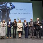 Imagen de la entrega de los premios Ciudad de Burgos.
