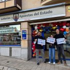 Los dueños de la Administración de Astorga que ha repartido un millón de euros.