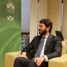 El portavoz de Vox en las Cortes, Juan García-Gallardo.