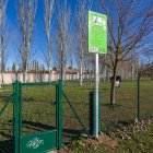 Zona de esparcimiento canino cerca del barrio de Huelgas, en la calle Castrillo del Val.
