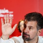 El secretario general, Luis Tudanca, interviene en la reunión del Comité Autonómico del PSOE de Castilla y León.