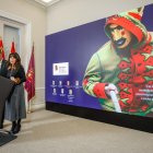 Francisco Javier Arroyo e Inmaculada Sierra, en la presentación del ciclo audiovisual 'Guardianes de la tradición'.