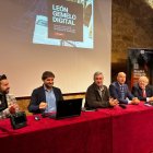 Presentación del gemelo digital donado por una empresa tecnológica al Ayuntamiento de León.
