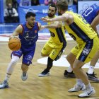 Dídac Cuevas, durante el partido contra Ourense.