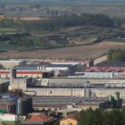 Vista del polígono industrial La Vega en Briviesca.