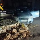 El ladrón sufrió un accidente en su huida.