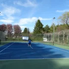 Una de las pistas del Club de Tenis