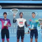 Eric Fagúndez, en el segundo escalón del podio.