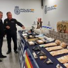 Imagen del material incautado en la operación.