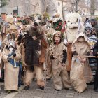 Carnaval de Mecerreyes, una de las cinco mascaradas tradicionales que se conservan en la provincia.