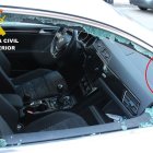 Un vehículo asaltado por un joven en un pueblo de La Bureba.