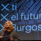 La Alcaldesa De Burgos, Cristina Ayala, En Un Momento De La Presentación Del Plan.