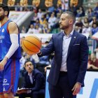 Savignani durante el partido de Copa de España.