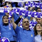 Imagen de aficionados en el Coliseum.
