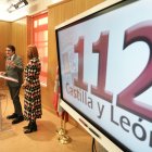 El consejero de Medio Ambiente, Vivienda y Ordenación del Territorio, Juan Carlos Suárez-Quiñones, presenta el balance del Servicio de Emergencias 1-1-2 en Castilla y León con motivo de la celebración del Día Europeo del 1-1-2.