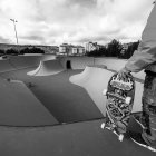 Skatepark de San Isidro de Burgos, tras su reforma.