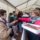 Reparto de la cecina en el barrio de San pedro de la Fuente y Fuentecillas.