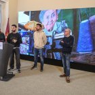Raquel Contreras, Susana Díez, Lucas Maté, Christian Sasa y Roberto Rivera en la presentación del documental.