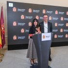 Inma Sierra y Javier Arroyo durante la rueda de prensa.