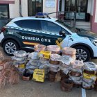 La Guardia Civil recupera en Burgos 83 bobinas de hilo de soldar sustraídas en Palencia.