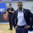 Bruno Savignani durante el derbi ante el Tizona.