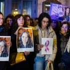 Imagen de la concentración de la plaza del Cid.