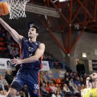 Jacobo Díaz, durante el partido contra el Ourense.