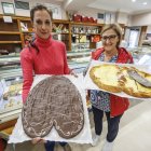En la pastelería Silma se vende la palmera gigante.