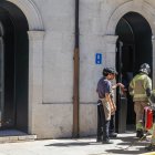 Incendio en el restaurante Cobo.