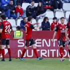 La derrota en Albacete fue un jarro de agua fría para un Mirandés que se había propuesto sacar más rendimiento de sus desplazamientos.