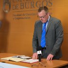 Joaquín pacheco, durante su toma de posesión.