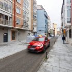 Calle Santa Dorotea, en la zona Sur de Burgos, que comunica el bulevar con San Pedro y San Felices.