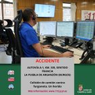Gráfico elaborado por el 112 con datos del accidente en la A-1 en La Puebla de Arganzón.