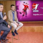 Rafael Barbero (Fundación Caja de Burgos) y Nacho González (UBU San Pablo).