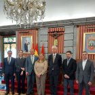 La alcaldesa de Burgos con la delegación alemana.