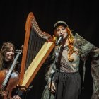 Un momento de la actuación en Cultural Cordón.