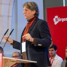 Carlos Martínez, este sábado en Burgos durante el congreso provincial.