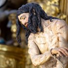 Detalle de la escultura de Diego de Siloe, que se expone en el Museo Catedralicio, en la capilla de Santiago.