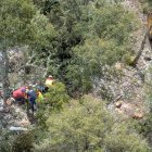 Herido un hombre tras cortarse con una motosierra en Ciruelos de Cervera (Burgos).