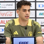 Marcelo Exposito, durante la rueda de prensa.