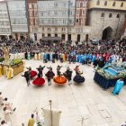 Instante de la procesión del Anuncio Pascual.