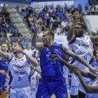 Imagen del partido entre el Silbö San Pablo Burgos y el Fliexicar Fuenlabrada.