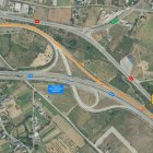 Corte de tráfico en la A-6 (Sentido A Coruña) y desvío provisional por la carretera N-6 (Enlace 407).
