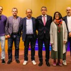 Javier González de la Viuda junto al equipo directivo que le acompañará en la gestión de la Politécnica.