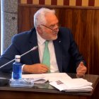 Francisco Javier Pindado en su último pleno municipal.