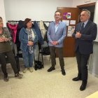 Visita de hoy del viceconsejero de Transformación Digital, Luis Enrique Ortega, al Centro Asociado de Briviesca.