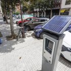 Nuevos parquímetros con panel solar, instalados en las calles de Burgos.