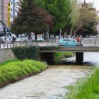 Imagen del río Vena a su paso por Burgos.